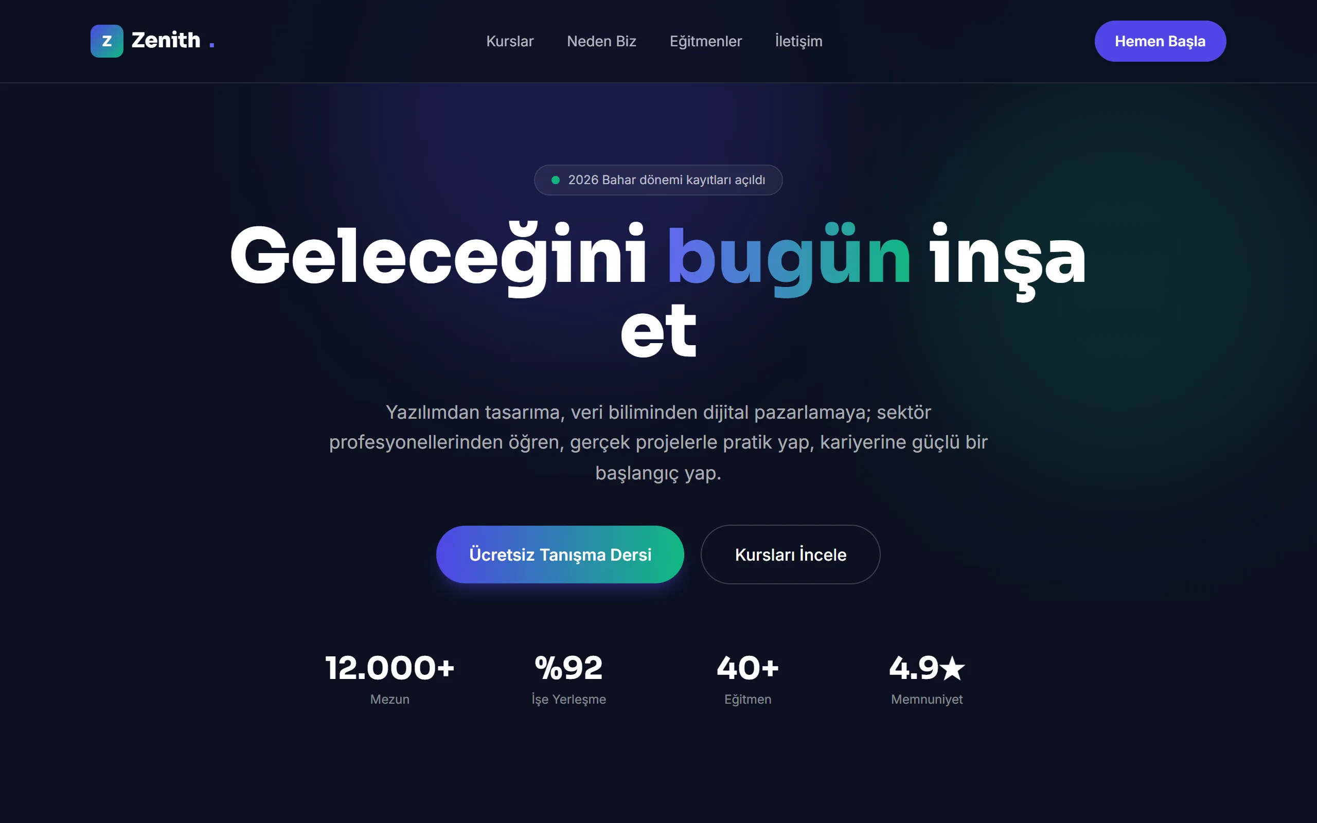Zenith Akademi önizleme